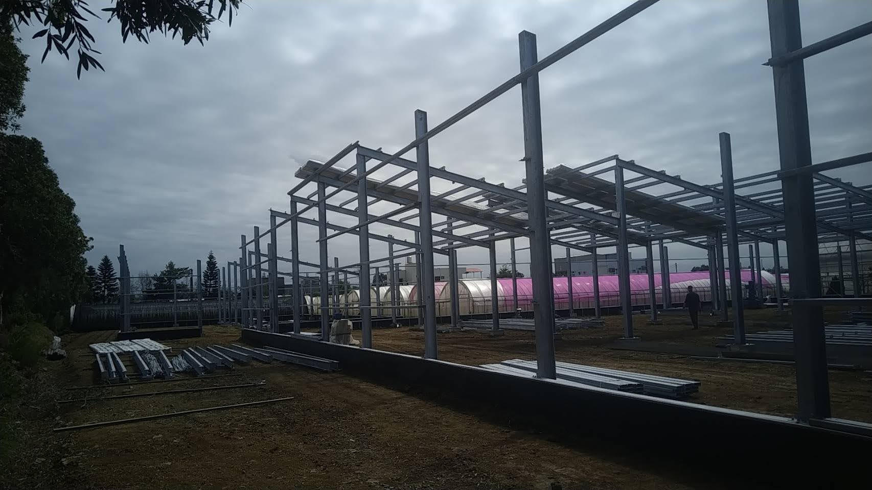 三合院溫室施工照片 6